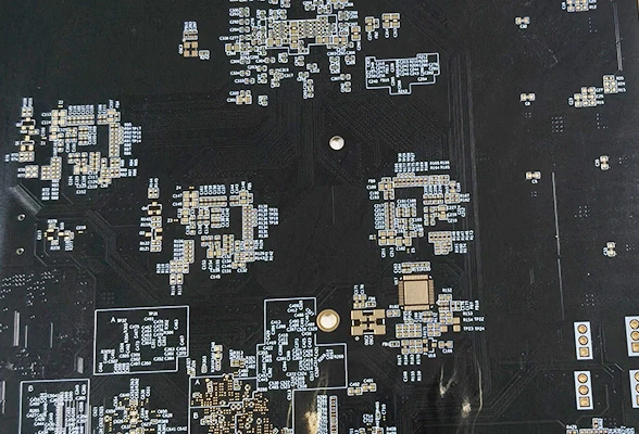 8-Layer Impedance-Controlled HDI PCB with Resin-Filled Vias
